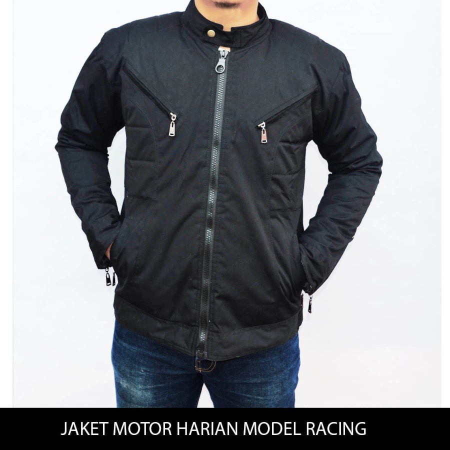 jaket motor racing / jaket anti bara anti angin / jaket pria