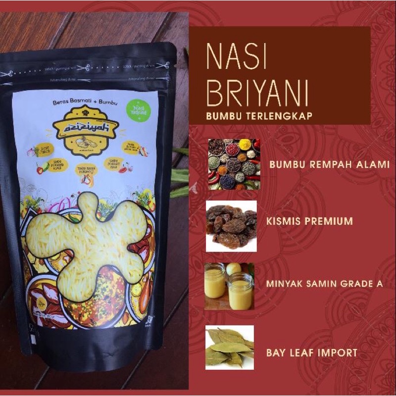 

Nasi Biryani Instan AZIZIYAH 350gr