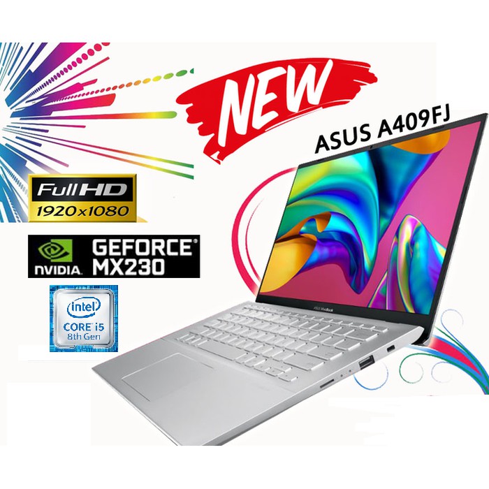 ASUS A409FJ-EK551T i5 8265U 4GB|512GB|MX230|WIN10|14" No DVD
