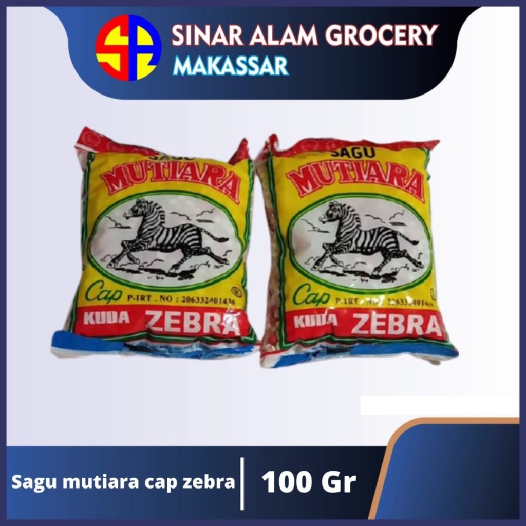 

Sagu Mutiara Cebra 100GR