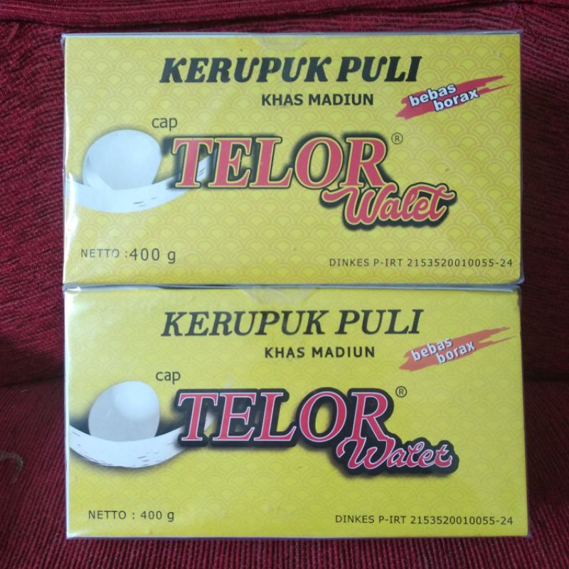 Kerupuk Puli Khas Madiun TELOR WALET Asli