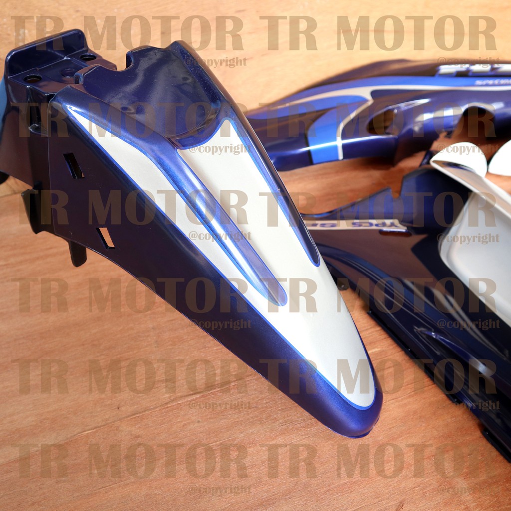 Cover Body Fizr F1zr Caltex Biru Putih Full Set Halus Cover Bodi Yamaha Fiz r