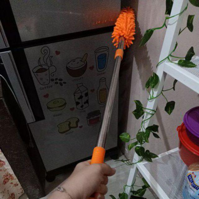 Microfiber Adjustable Panjang Pendek Pembersih Debu Max 1 Meter