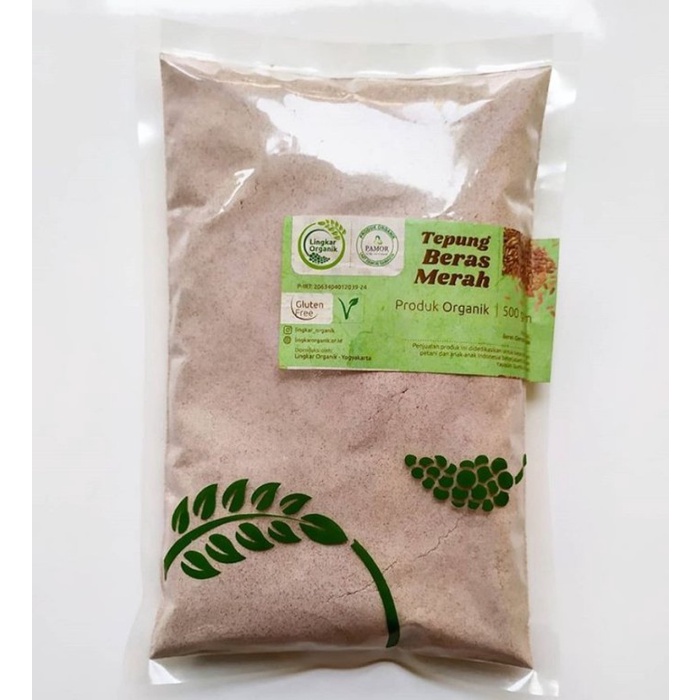 

cs777vv Lingkar Organik Tepung Beras Merah 500Gr - Tepung Beras Merah Organik Da01D100