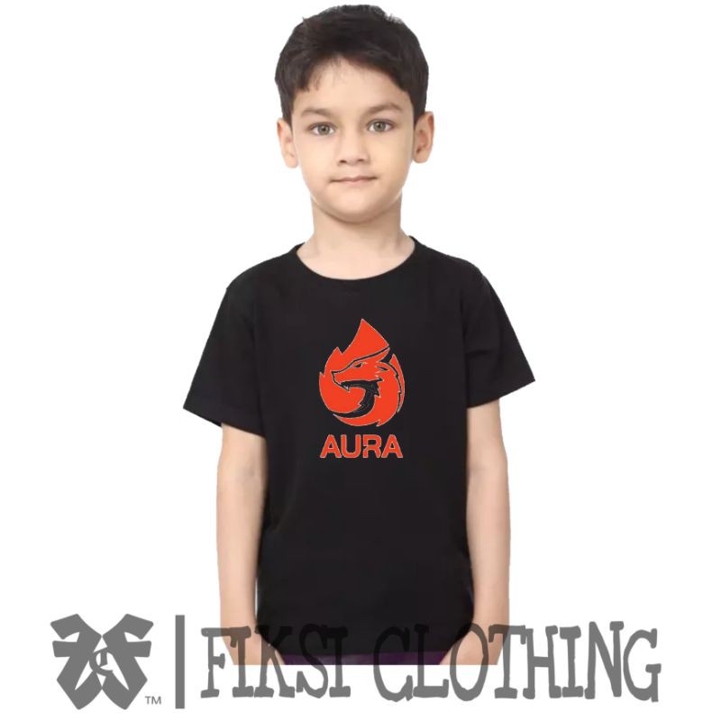 Tshirt Baju Kaos Anak Aura Esports - Fiksi Clothing