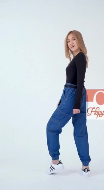 HOPYLOVY Celana  Jogger  Jeans Wanita  Olivera Shopee  