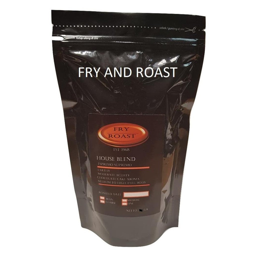 

KOPI HOUSE BLEND ESPRESSO SUPREMO 500 GRAM BIJI DAN BUBUK - BIJI KODE 1326