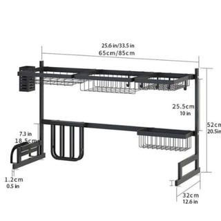 Rak Piring Wastafel/Rak Piring Modern 2 Susun Kitchen Set | Shopee