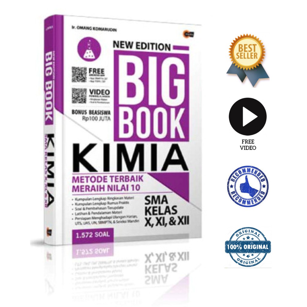 New Edition Big Book Kimia SMA Kelas X, XI, XII Buku Soal Kimia SMA