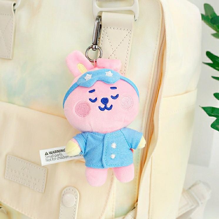"IO. 6475" OFFICIAL BT21 Baby Bag Charm Pajama BT21
