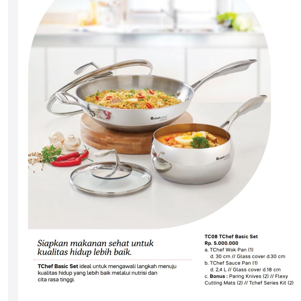 TCHEF BASIC SET  Panci by Tupperware