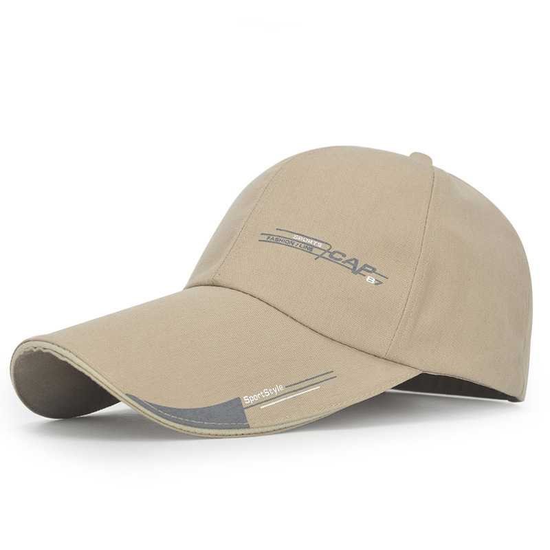 SportsC Topi Baseball Pria Outdoor Fashion Line Cap Long Visor - MZ87