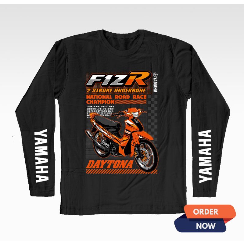 KAOS YAMAHA FIZR KAOS BAJU LENGAN PANJANG PRIA WANITA