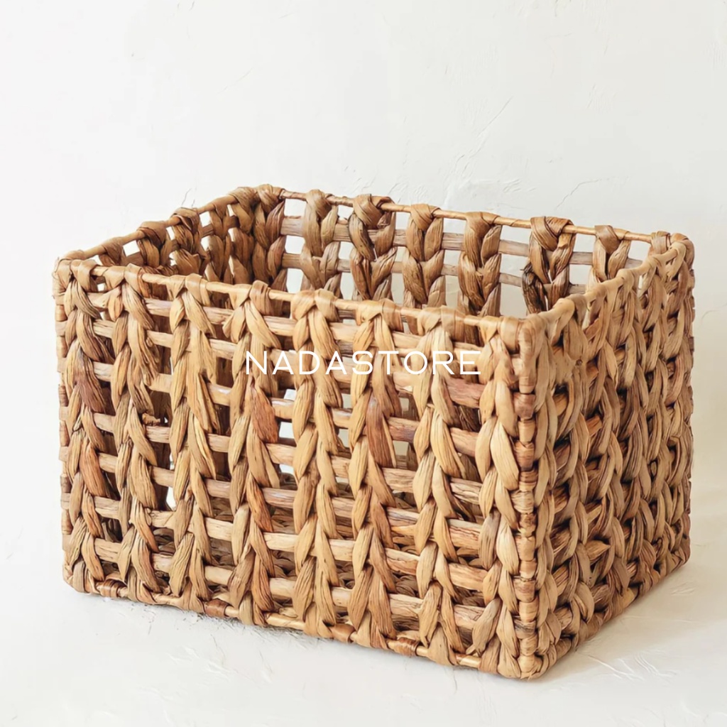 NADASTORE - BOX PENYIMPANAN / KERANJANG / BASKET / LAUNDRY BASKET / KERANJANG KRAWANG / ANYAMAN