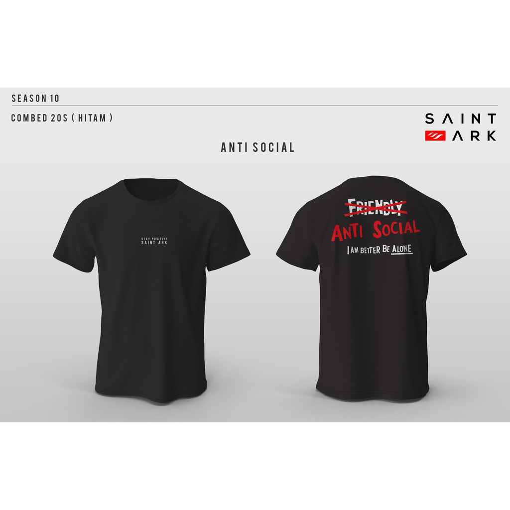 READY STOCK KAOS SAINT ARK ORIGINAL-TANPA JAHITAN SAMPING (BUILT-UP)-WANITA/PRIA/TREND 2021