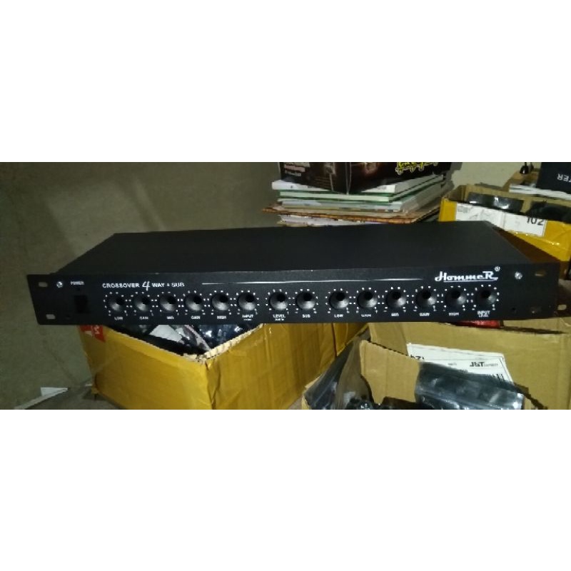 Box Crossover 4 Way Stereo Sub Kosongan