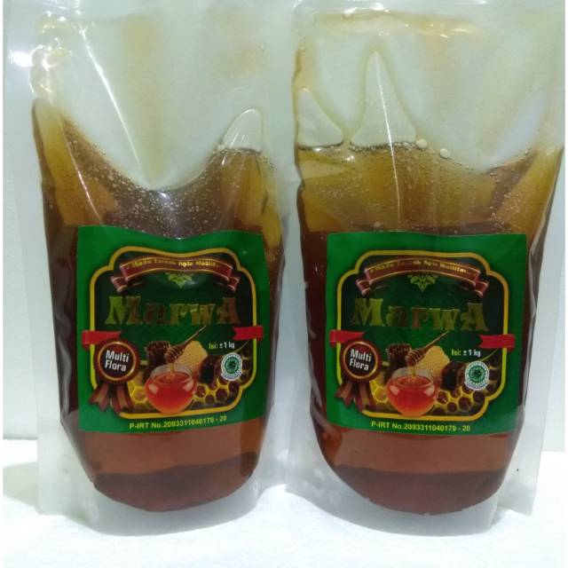 

Madu Marwa Multiflora Al-Ghuroba Kemasan Isi Ulang 1kg