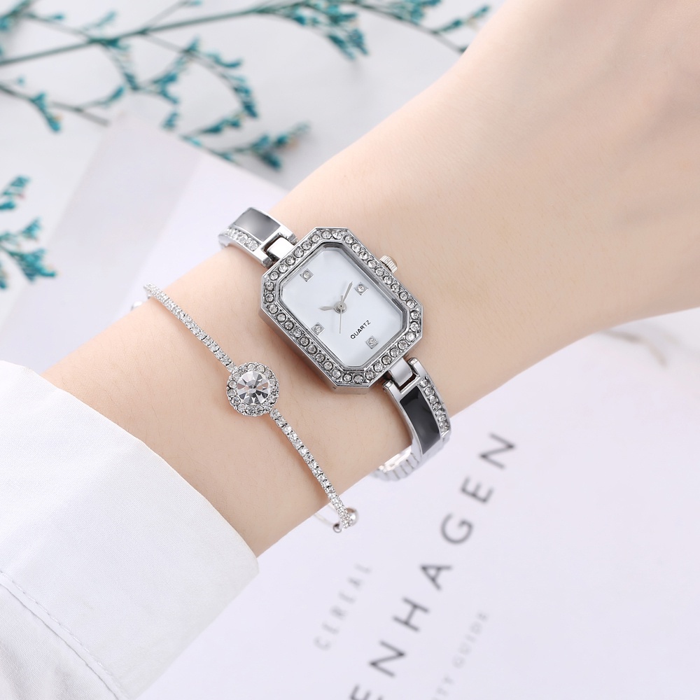 COD Jam Tangan Quartz Strap  Analog Casual Gaya Retro Untuk Wanita Watch Korean Fashion W187-7