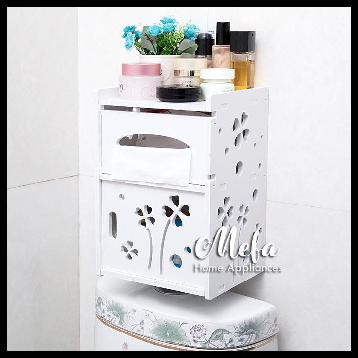 Box Penyimpanan Obat - Storage Box Gantung Tempat Tisu Kotak Obat Dua Susun Rak Dinding