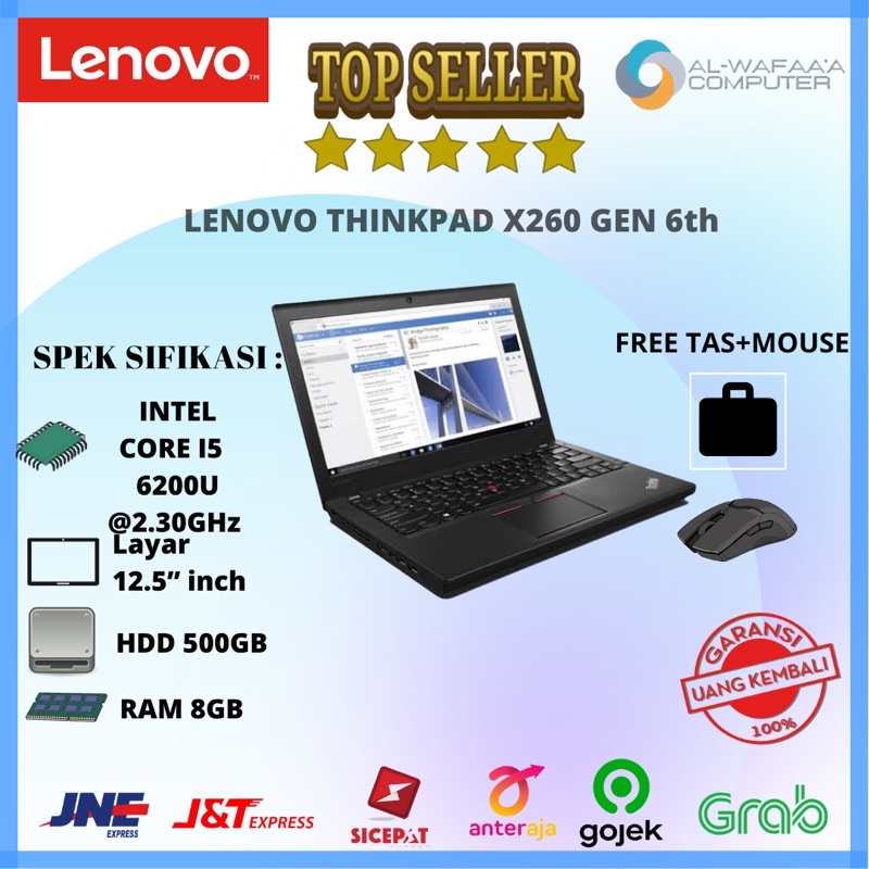 LAPTOP LENOVO THINKPAD RAM 4 / 8GB - SSD 120/240GB-1