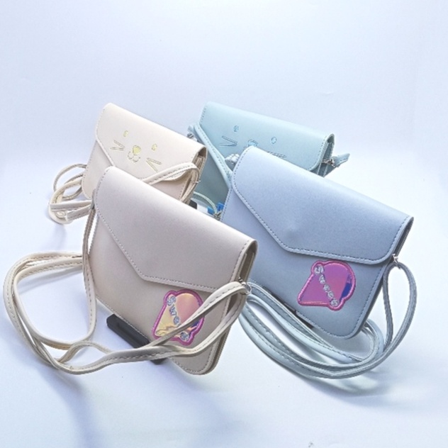 [WS]  TAS DOMPET HP MINI CELL PHONE POUCH BAG/TALI PANJANG SELEMPANG MURAH KEREN ELEGAN TERBARU