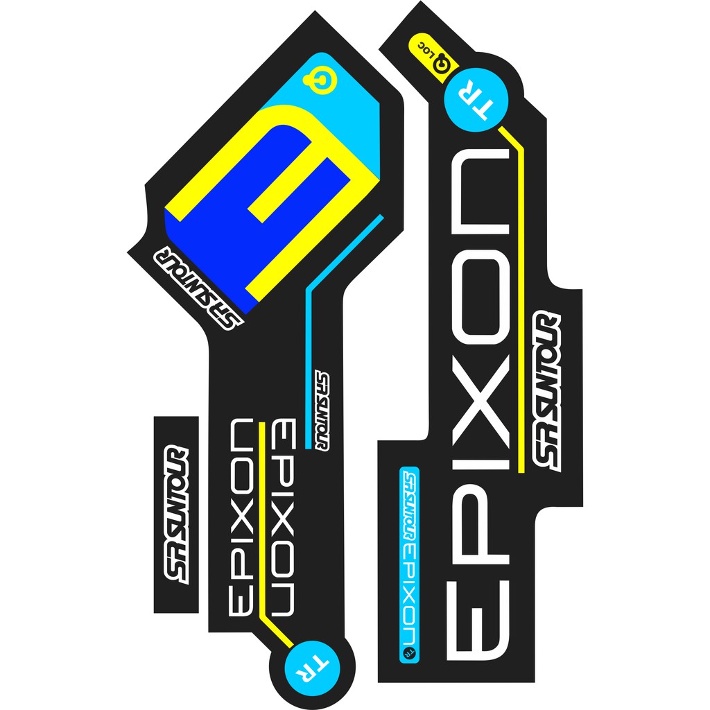 Decal Fork Epixon TR SR SUNTOUR Seeda MTB Sticker Xtrada 