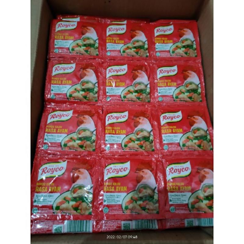 

Royco, Bumbu kaldu rasa ayam dan sapi 12 sachet