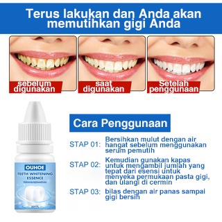 [COD]Pemutih Gigi Kuning Kerak Penghilang Karang Permanen Original Ampuh Teeth Whitening Menghapuskan plak gigi dan noda asap menghapuskan bau mulut Perawatan Mulut Menghilangkan Plak Serum Efektif Untuk Pemutihan Gigi 4.8