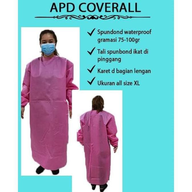 BISA COD Surgical Gown Disposable Apd Medis Operasi Steril Alat Pelindung Diri BERGARANSI Kode 723