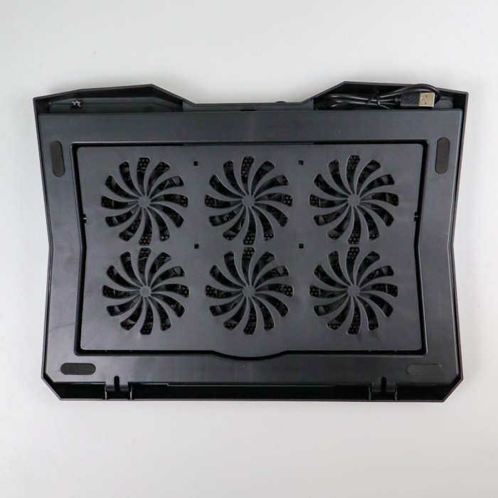 MC Q3 Stand Laptop 6 Kipas Pendingin Notebook Gaming Cooling Pad Fan