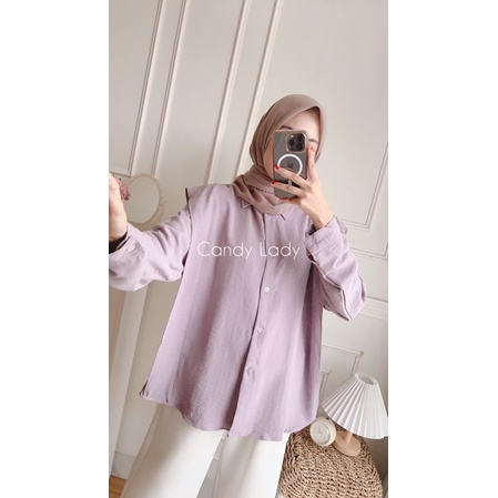 Breta Oversize Blouse / Kemeja polos