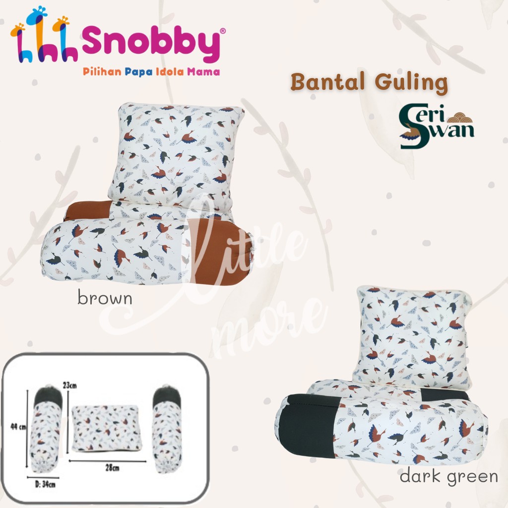 Snobby Bantal Guling Bayi Seri Swan