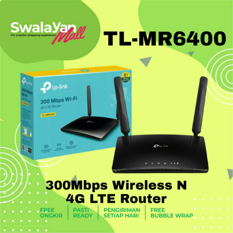 TP-Link TL-MR6400 Wireless N 4G LTE Router WiFi Modem MiFi TP-Link