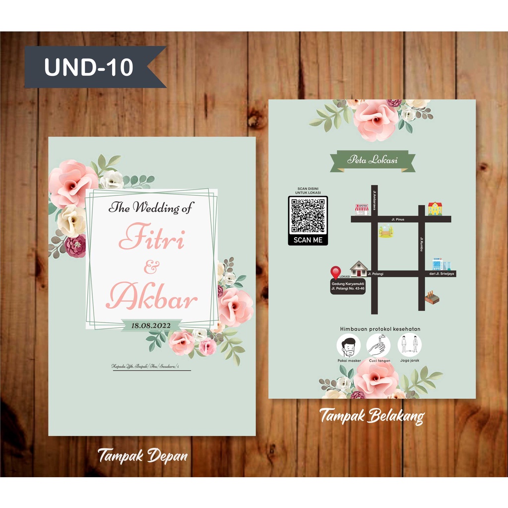 UNDANGAN UNIK,ELEGAN DAN MURAH