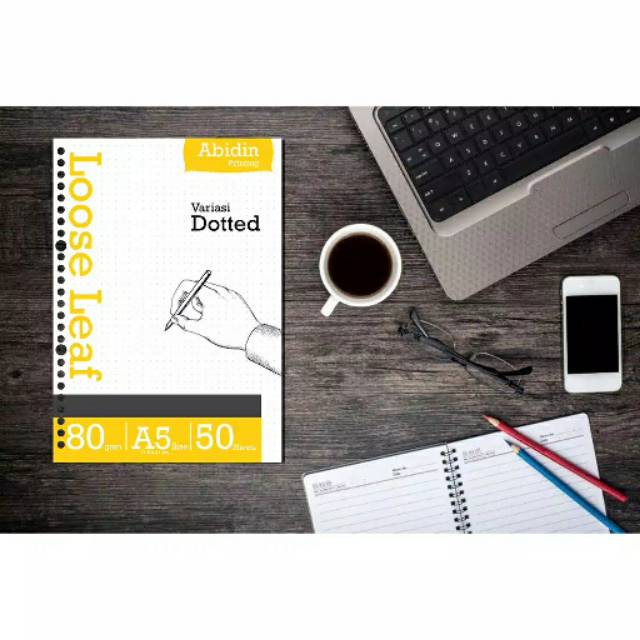 

LOOSE LEAF A5 20 HOLES DOTTED 50 LEMBAR