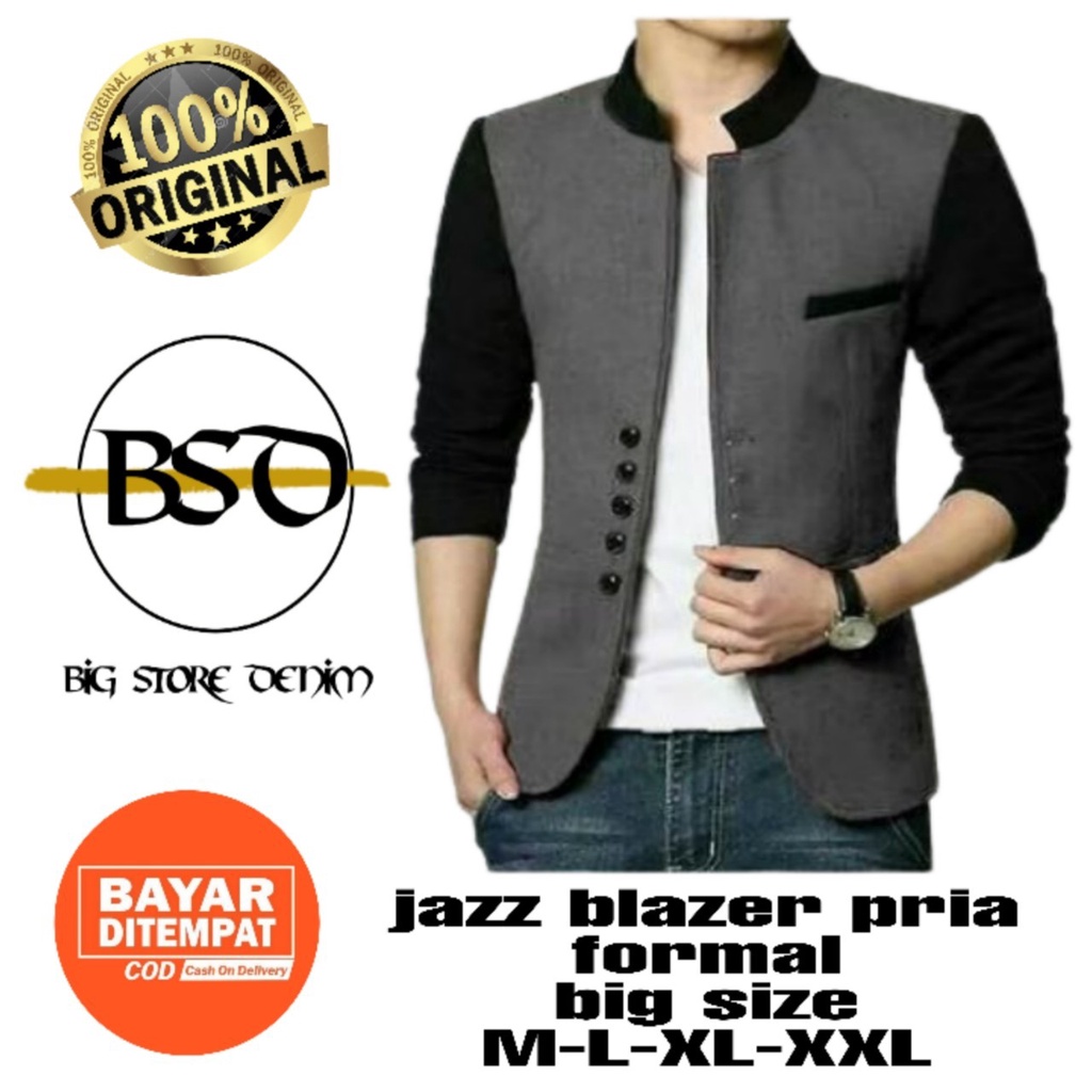 Jaz blazzer pria / Jaz pria maroon list hitam /Blazer pria /Jaz jumbo /Blazer jumbo/Jaz formal