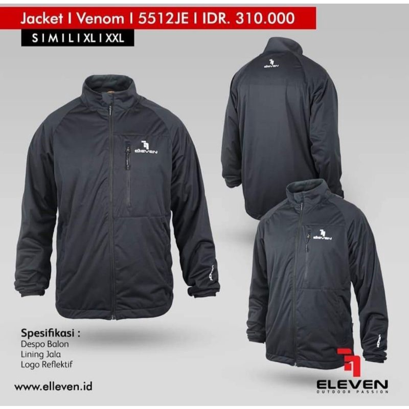 Eleven Jaket Motor outdoor serial Venom