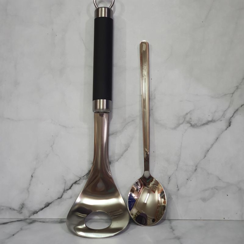 stainless meatball mould spoon set / sendok cetak bakso