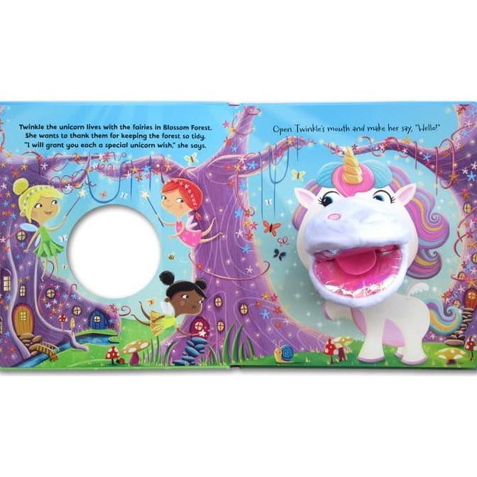 

Unicorn Board Book With Hand Puppet / Kado Anak / Kado Buku / Kado Uni