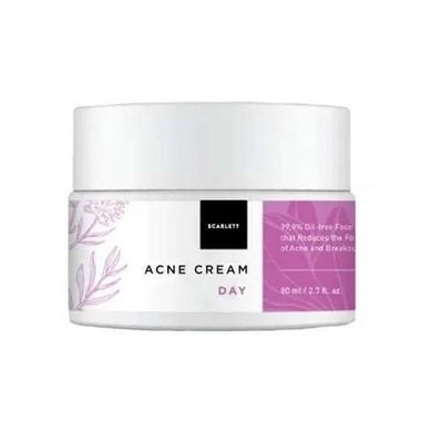 [ORI] Scarlett Whitening Acne Cream Day AMPUH Meredakan Peradangan Jerawat dalam 2 Minggu - BPOM