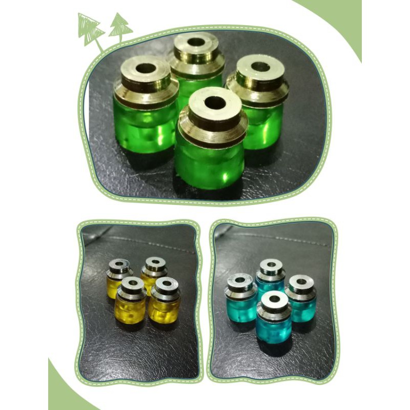 Kaki karet aluminium sangkar kotak