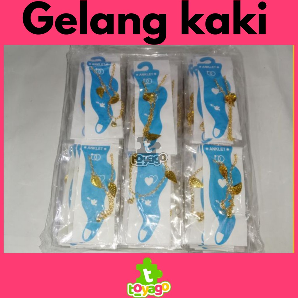 Aksesoris Mainan Gelang Kaki +-144 Pcs Grosir Murah