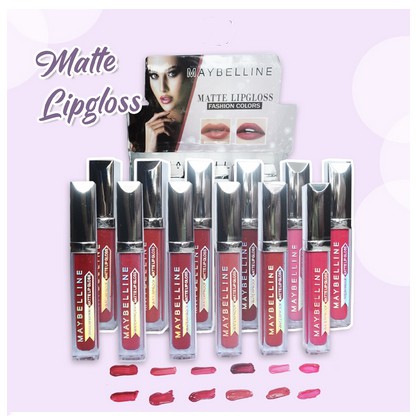 HARGA PERLUSIN - MAY POLKA SILVER / Maybelline Lipgloss Matte