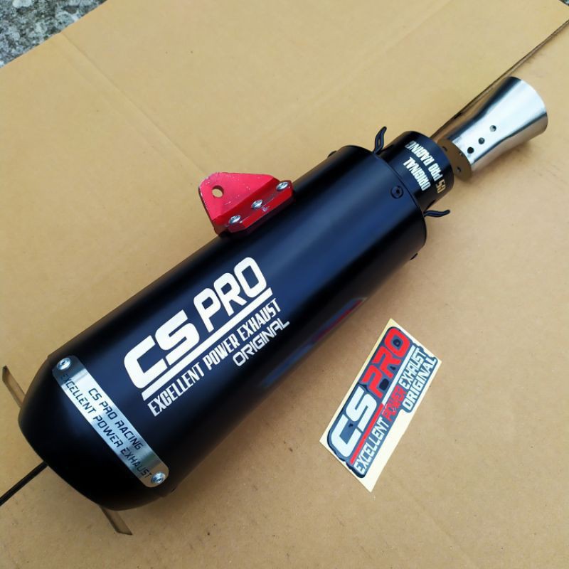 KNALPOT CS PRO RACING ORIGINAL SILINCER ONLY KNALPOT VIXION CBR 150 CB 150 SATRIA FU SONIC BEST3 DOS