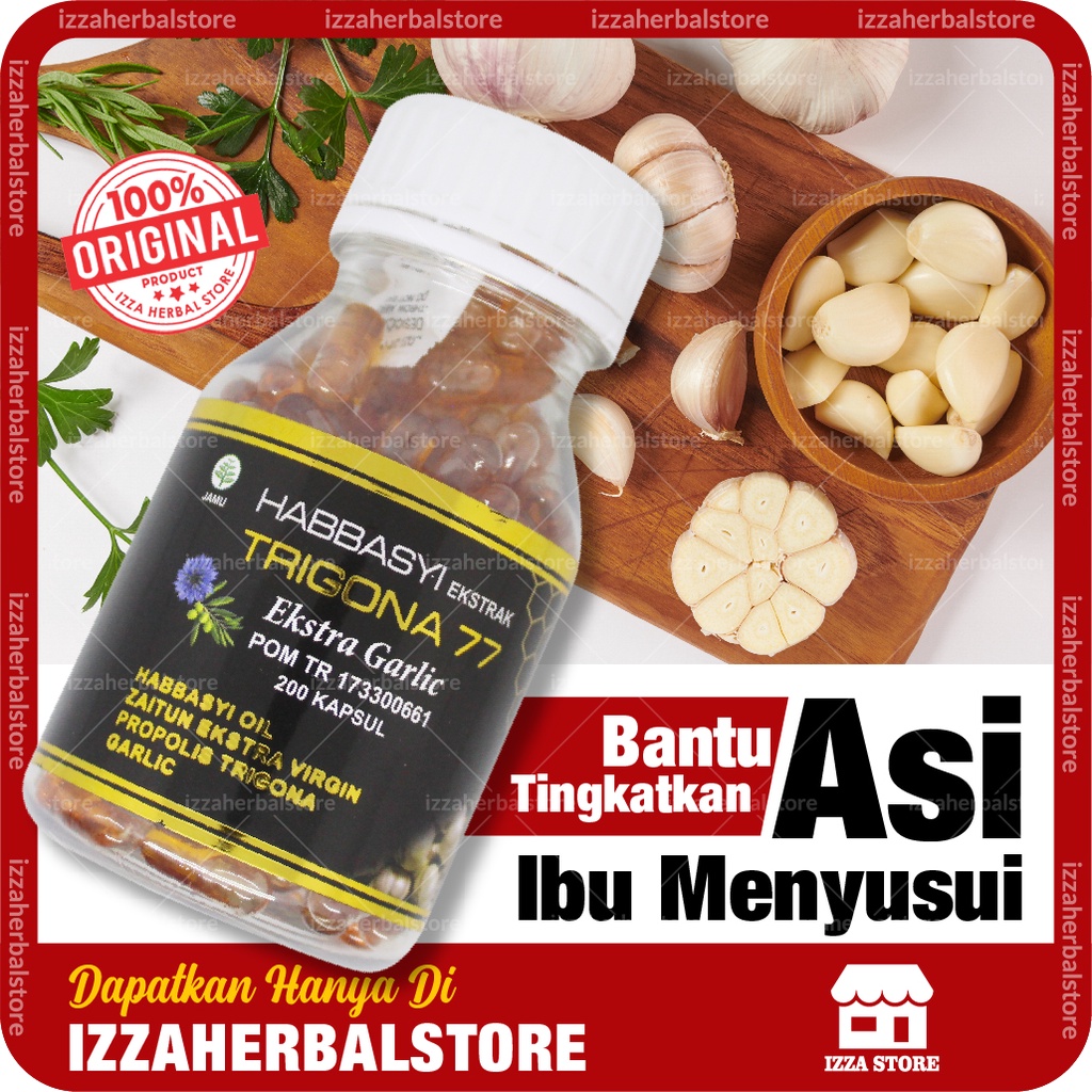 ASI BOOSTER Trigona 77 Ekstra Garlic Habbasyi Oil Asi Booster Membantu Meningkatkan Asi Ibu Menyusui