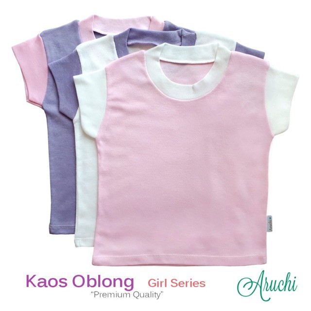 1 PCS ARUCHI OBLONG adem TIPIS SML baju anak baju bayi