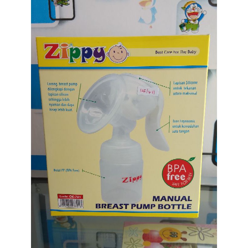 Zippy Breast Pump Manual Bottle