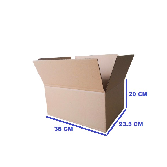 

Karton box 35*23.5*20 CM Carton Box Kardus Polos SINGLE WALL