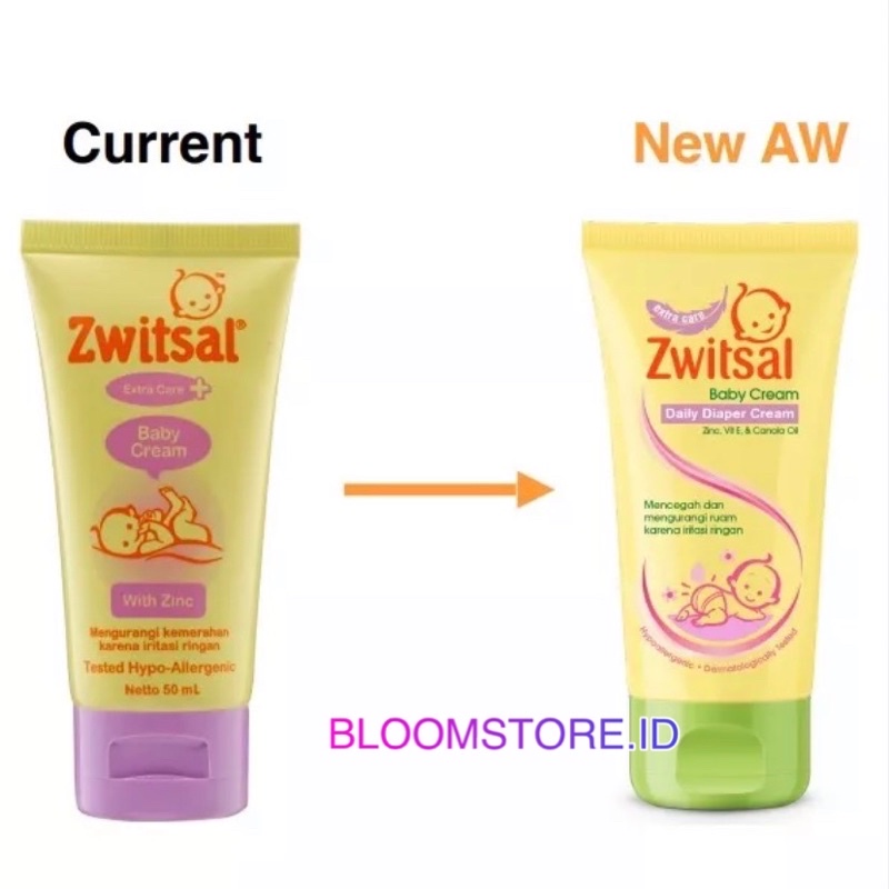 ZWITSAL Extra Ekstra Care Baby Cream Krim Bayi with Zinc 100 ML 100ML