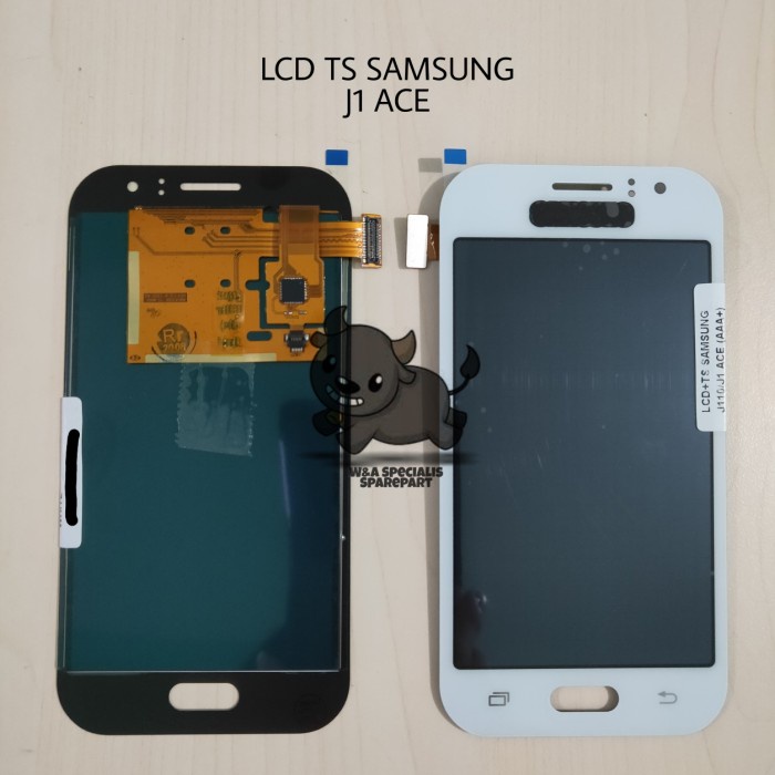 LCD TOUCHSCREEN SAMSUNG J1 ACE J110 PUTIH ORIGINAL